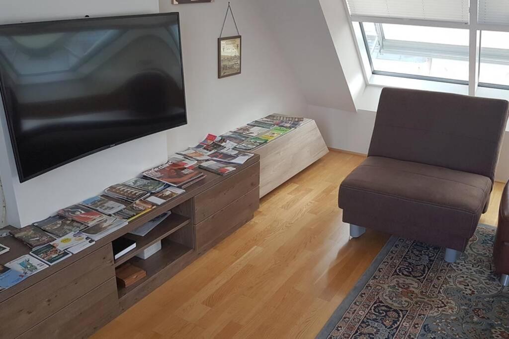 Grosses Penthouse #12 Mit Terrasse Und Aussicht Apartment เวียนนา ภายนอก รูปภาพ